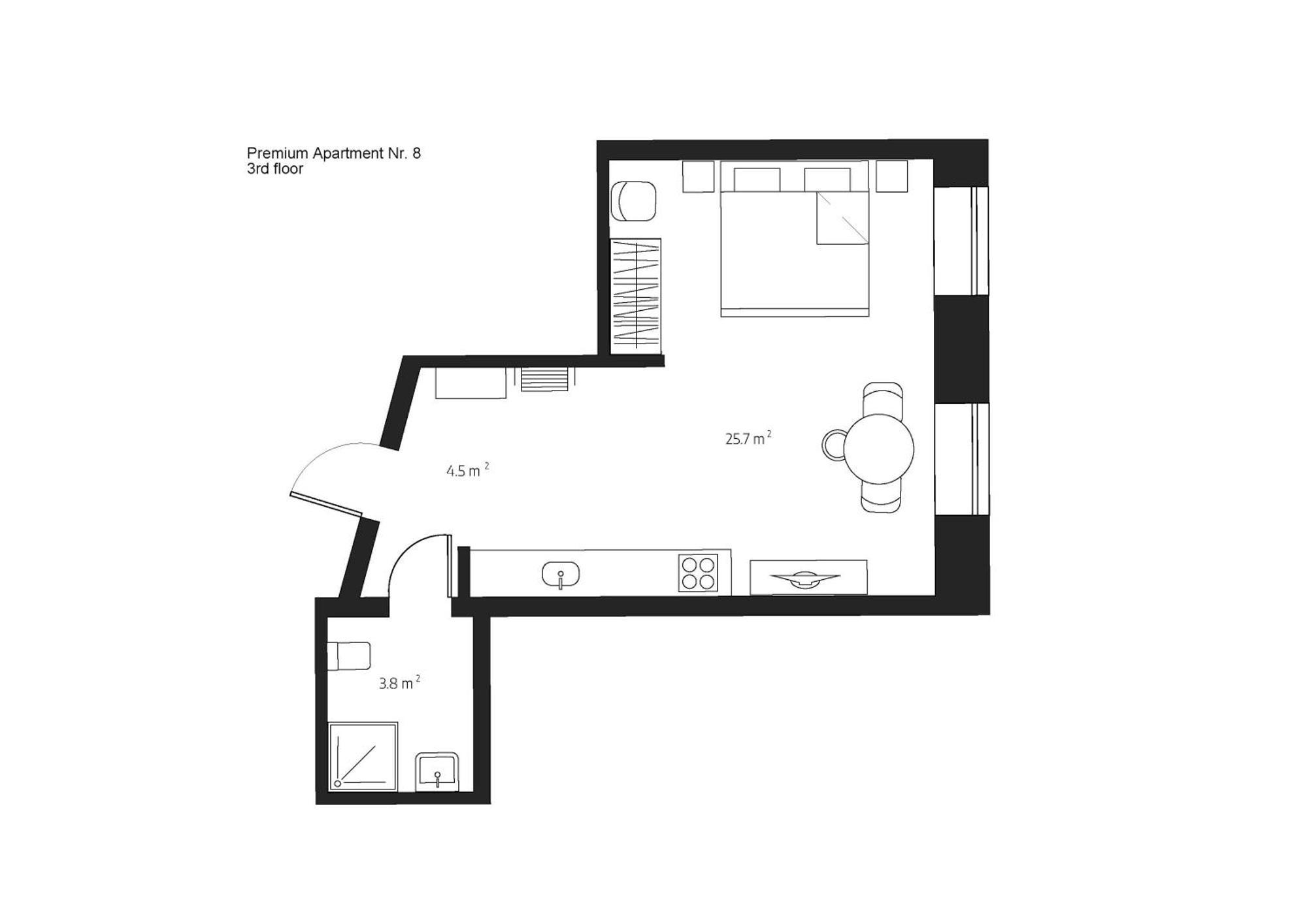 Centra Nams - Center Apartments Cesis Room photo